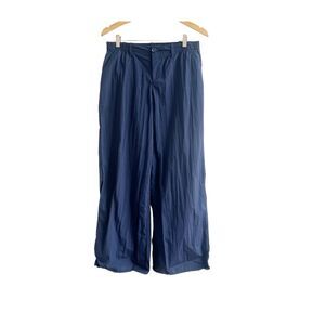 Revolve Superdown Greta Parachute Pant In Navy Size Medium